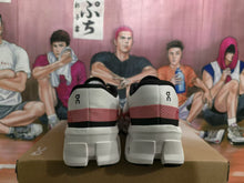 On White Black Red Running Sneakers