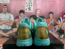 Nike Zoom Basketball Sneakers Statue of Liberty Teal Gold