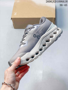 On Cloudmonster 3 Running Shoes in Gray
