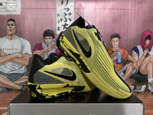 Nike Yellow and Black Basketball Sneakers