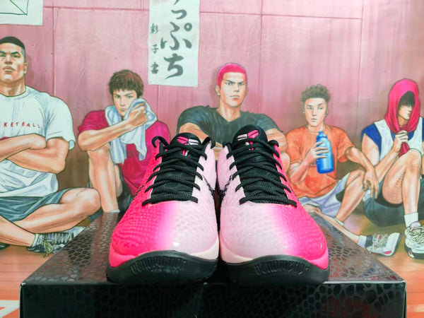 Nike Zoom Basketball Shoes Pink Black White