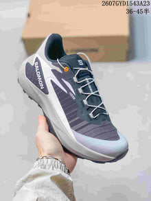 Salomon Genesis Trail Running Shoes Gray White 722530OWE
