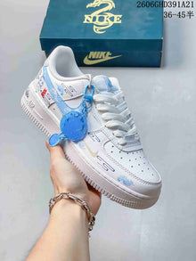 Nike Air Force 1 Low New Year White and Blue Sneakers