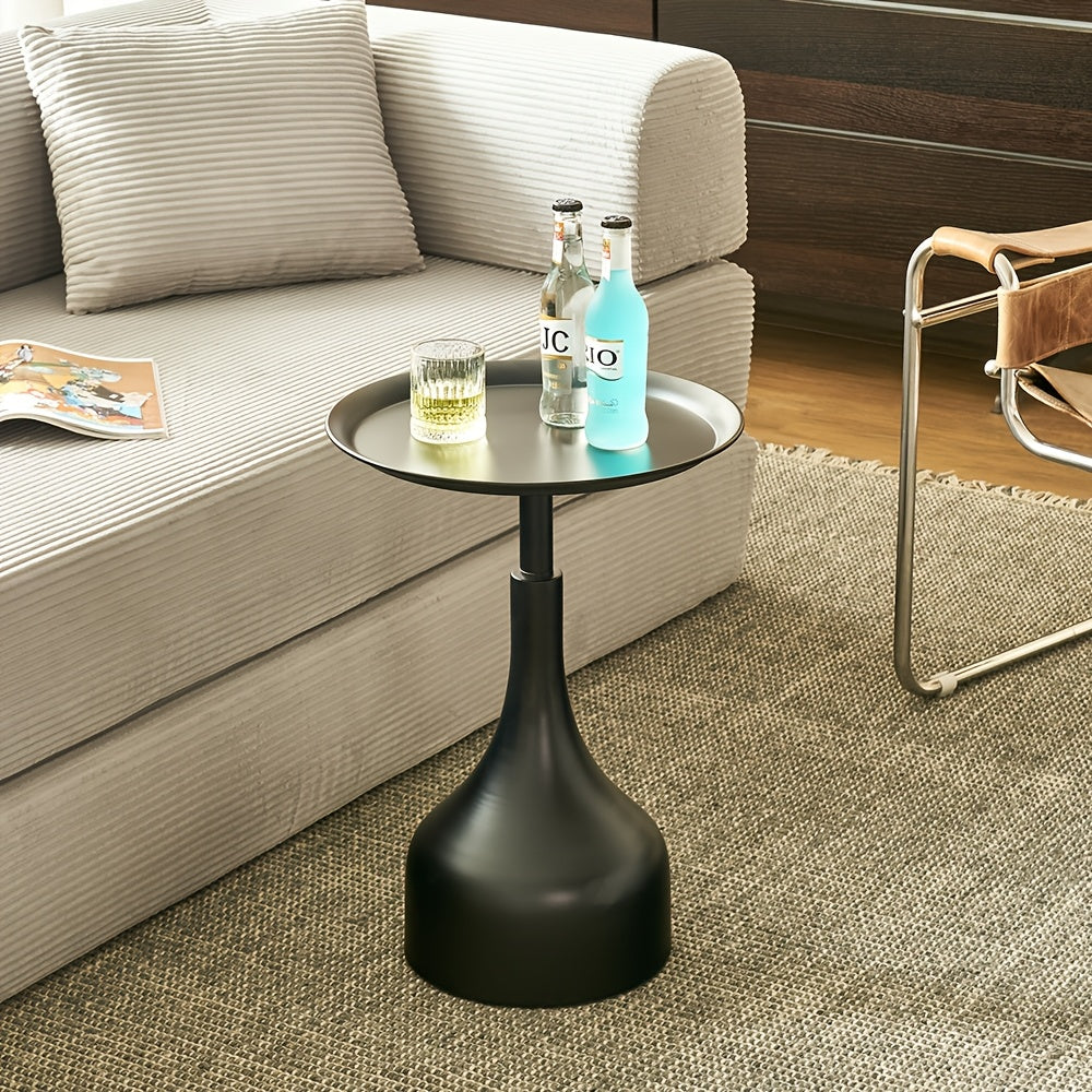 European And American-style High-end Side Tables, Glass-top Side Tables for Sofas, Simple Bedside Tables, Lightweight And Mobile Circular Coffee Tables for Balconies, And Durable Wrought Iron Corner Tables with Creative Designs.