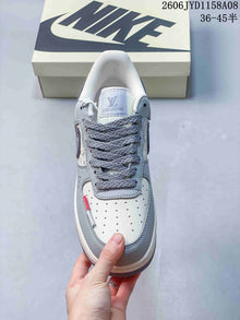 Nike Air Force 1 '07 Low Sneakers in Gray and White