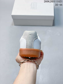 Maison Margiela Replica Low-Top Sneakers in White and Grey