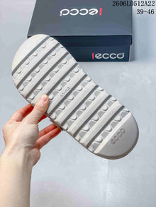 ECCO Two-Strap Sandals in Light Gray 06LD512A22
