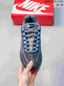 Nike Air Max 95 Sneakers in Charcoal and Blue