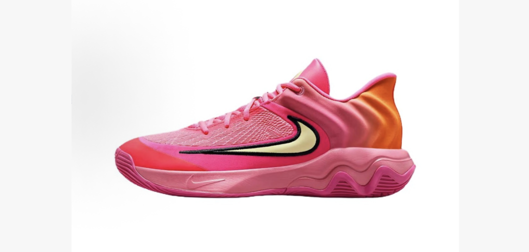Nike FQ3680-601 Pink Basketball Shoes