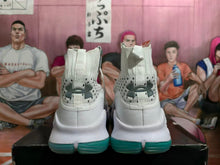 Under Armour Curry Basketball Shoes White Teal High-Top