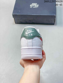 Nike Women's Air Force 1 Shadow White and Sage Green Sneakers