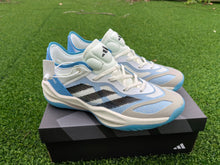 Adidas Adizero White and Blue Court Shoes