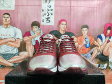 Nike Grey Red Basketball Sneakers