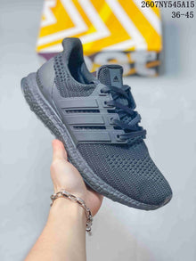 Adidas Ultraboost Light Knit Sneakers White and Dark Gray