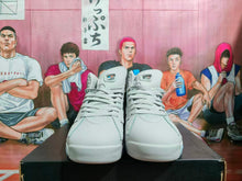 Jordan High-Top Sneakers Gray Blue