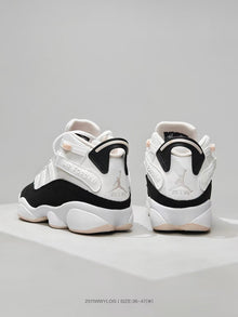 Jordan White Black Pink High-Top Sneakers