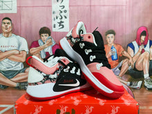Nike Pink Black White Basketball Sneakers