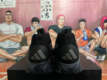 Adidas Basketball Shoes Black and Dark Gray High-Top