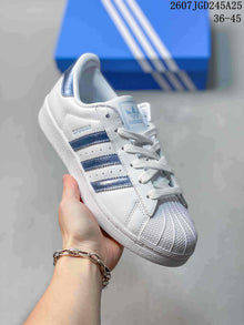 adidas Superstar Sneakers White Blue 712250EEU