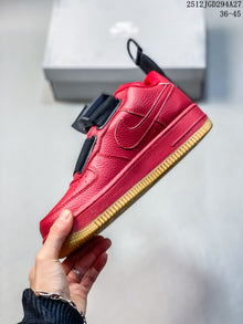 Nike Air Force 1 Utility BHM QS Low Sneakers, Red/Black
