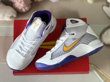 Nike HD2008 Kids High-Top Sneakers White Purple Gold