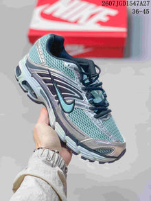 Nike Air Max Moto 2K Sneakers Silver Teal and Black
