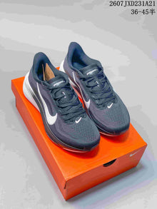 Nike Air Zoom Pegasus 42 Running Shoes, Dark Navy and White