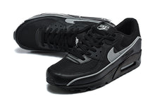Nike Air Max 90 Black and Silver Sneakers