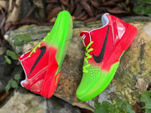 Nike Kobe 6 Basketball Shoes in Red and Volt Green