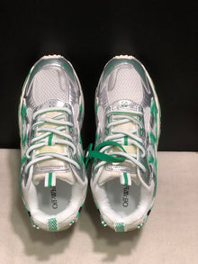 OFF-WHITE Be Right Back Sneakers White Silver Green