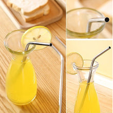 Colorful Reusable Stainless Steel Straws (4 pcs)