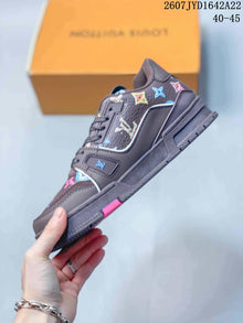 Louis Vuitton Trainer Low-Top Sneakers Brown 2607TYD1642A22