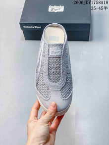 Onitsuka Tiger Mexico 66 Sabot Slip-On Sneakers, Silver
