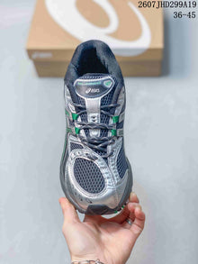 ASICS Gel-Nimbus 10.1 Silver Green Retro Running Sneakers