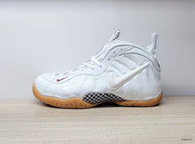 Nike Foamposite Pro White Sneakers with Gum Sole