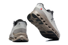 On Cloudmonster 3 Sneakers in Gray and Taupe