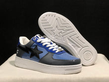 Bape Sta Low Sneakers Blue Gray