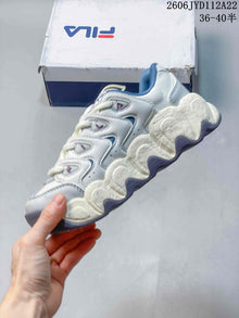 FILA Mars Retro Chunky Sneakers in White and Blue 612520ASUOI