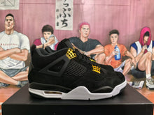 Jordan 4 Sneakers Black Gold
