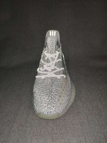 Yeezy 350 V2 Silver Gray Knit Sneakers