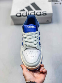 adidas Entrap White and Royal Blue Retro Sneakers