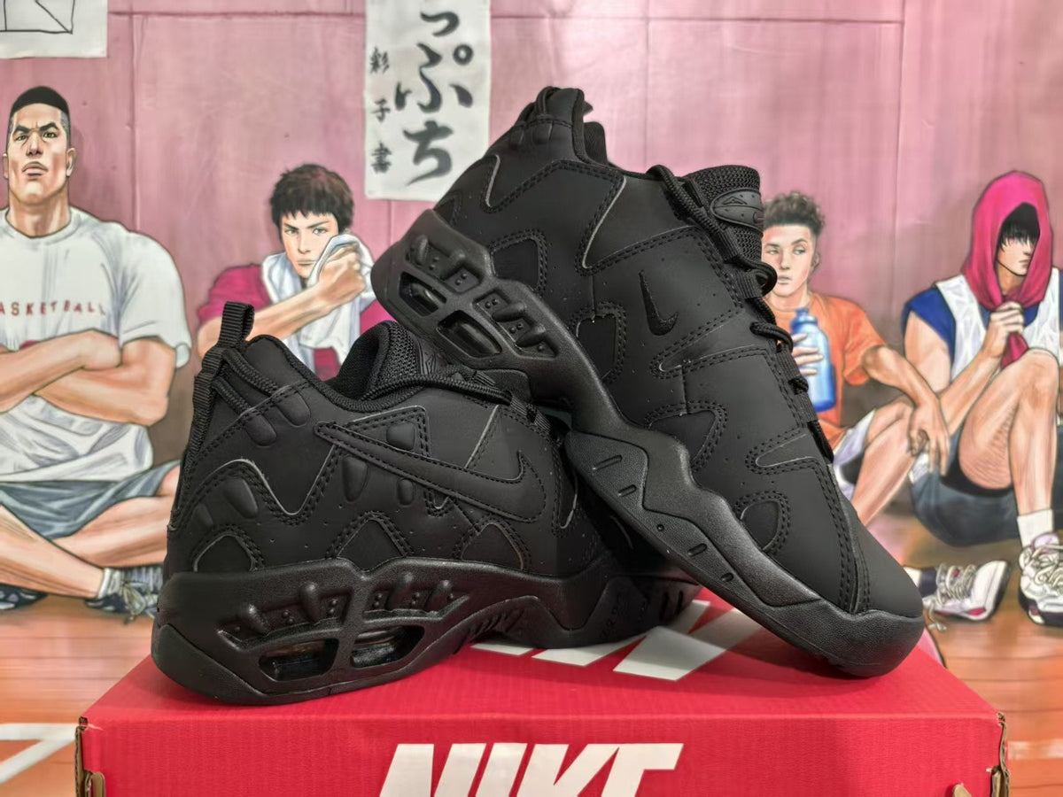 Nike Air More Uptempo Low Black Sneakers
