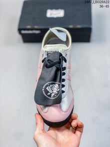 Onitsuka Tiger DL408-0490 Silver and Pink Sneakers