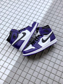 Nike Air Jordan 1 High OG Court Purple Sneakers 555088-500