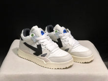 Off-White White Sneakers with Black Arrow Detail