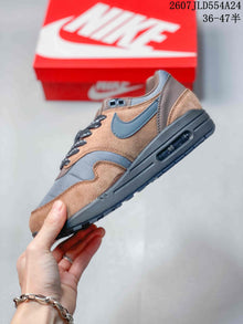 Nike Air Max 1 Brown Grey Sneakers 2607JLD554A24