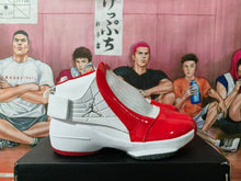 Jordan White Red High-Top Basketball Sneakers