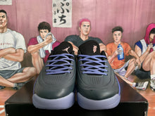 Jordan Air Zoom Basketball Sneakers Black Purple