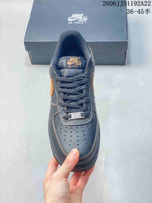 Nike Air Force 1 ’07 Low Blue and Orange Sneakers