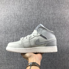 Jordan Air Jordan 1 Mid GS Light Bone Grey Fog Sneakers